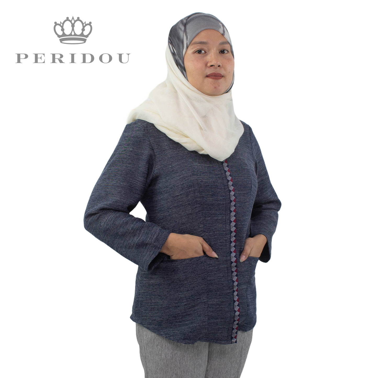 MB1L:Tuesday & Thursday Long-sleeved Muslim Blouse
