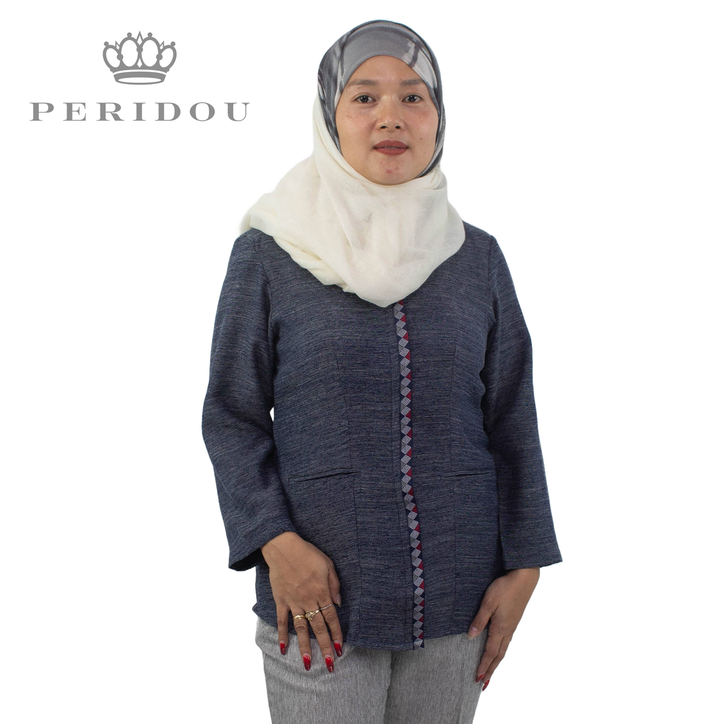 MB1L:Tuesday & Thursday Long-sleeved Muslim Blouse