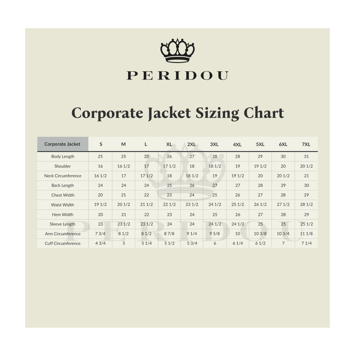 Peridou Unisex Teaching And Non-Teaching Jacket