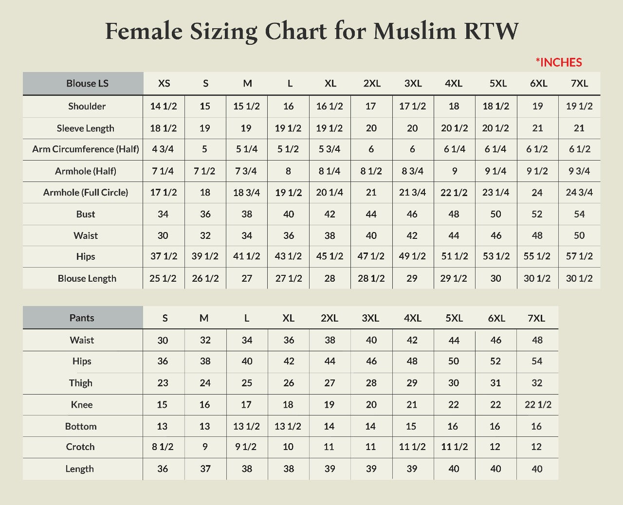 MA1L:Monday Long-sleeved Muslim Blouse