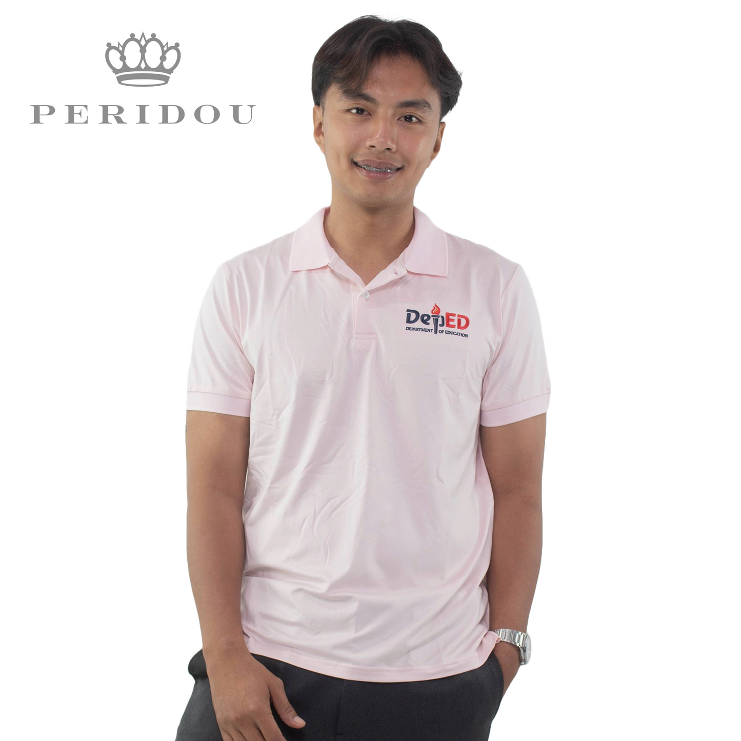 Peridou x Teacher Karla UNISEX Dri-fit Polo Shirt TCT-6 Nude